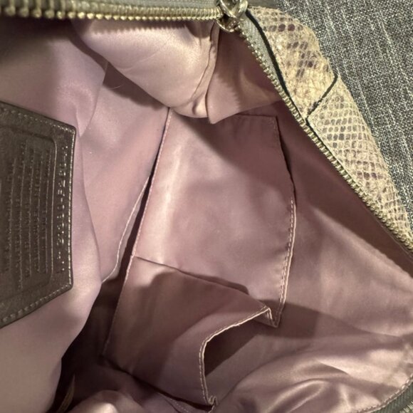 Coach Ashley Snakeskin Satchel - G1380-F26041 - Picture 13 of 15